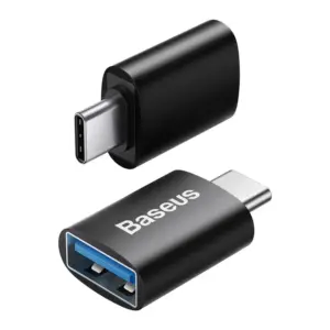 تبدیل OTG تایپ سی به USB 3.1 بیسوس Baseus Ingenuity Mini OTG Adaptor Type C to USB-A 3.1 ZJJQ000001