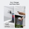 بررسی پاوربانک و شارژر ۲در۱ انکر مدل Anker 521 Power Bank (PowerCore Fusion, 45W) A1626