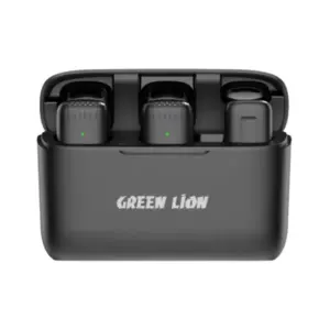 بررسی میکروفون بی سیم Type C گرین لاین Green Lion 2 in 1 Wireless Microphone دارای ۲ فرستنده